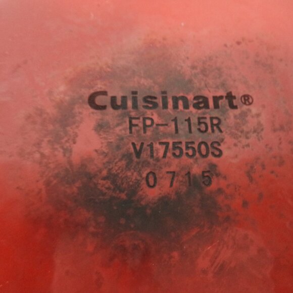 Cuisinart Vintage Enameled Cast Iron Fondue Pot Lid FP-115R Red 1.5 quart - Picture 13 of 14